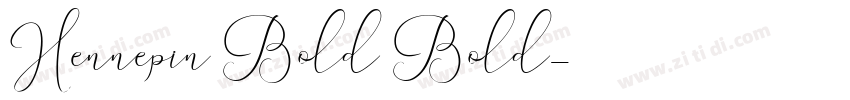 Hennepin Bold Bold字体转换